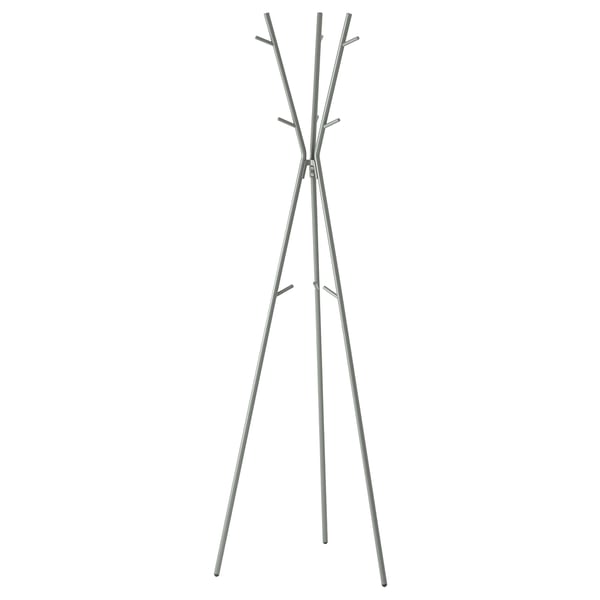 EKRAR Hat and coat stand, grey-green, 169 cm - IKEA