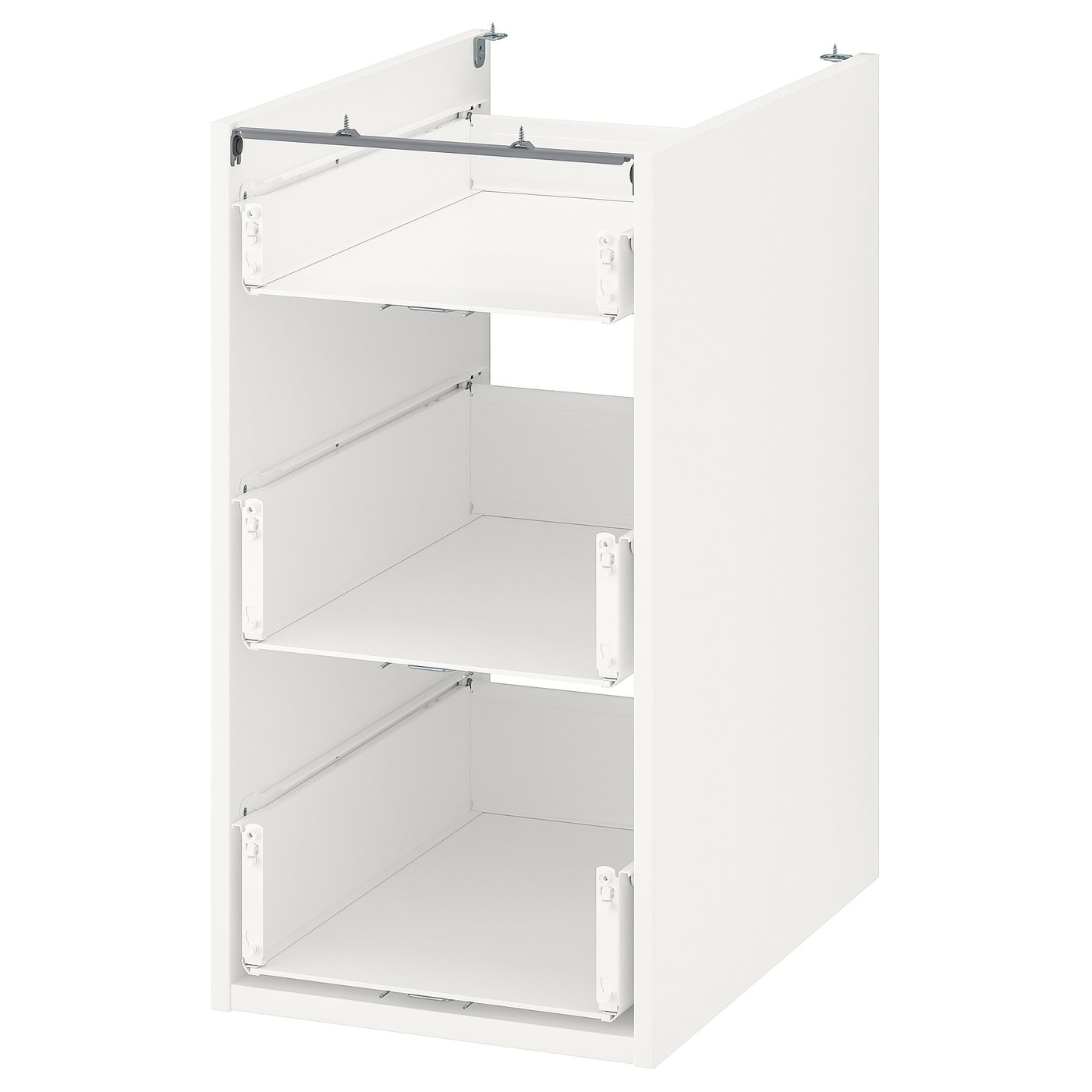 ENHET Base cb w 3 drawers - white 40x60x75 cm