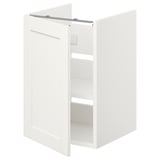 ENHET Bs cb f wb w shlf/door, white/white frame, 40x42x60 cm
