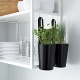 ENHET Corner kitchen, white/high-gloss white