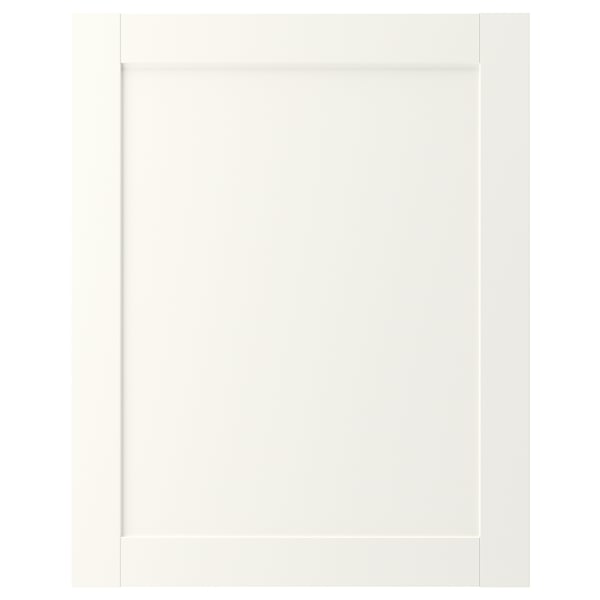 ENHET Door, white frame, 60x75 cm