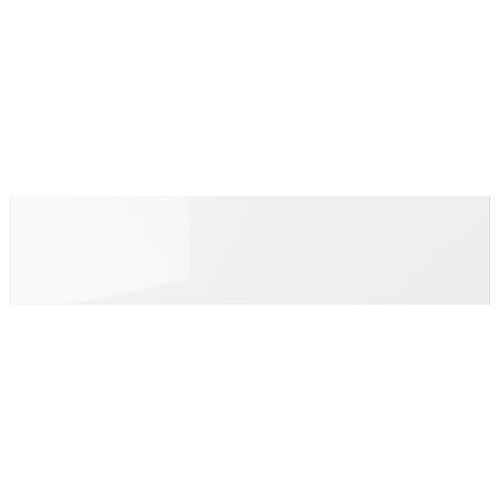 ENHET white glossy cabinet, rectangular shape, modern design.
