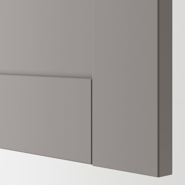 ENHET front for dishwasher, grey frame, 45x75 cm IKEA