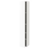 ENHET Hi cb w 4 shlvs/door, white/high-gloss white, 30x32x180 cm