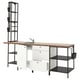 Option: ENHET Kitchen, anthracite/white, 243x63.5x241 cm