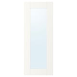 ENHET Mirror door, white frame, 30x75 cm