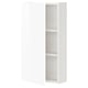 ENHET Wall cb w 2 shlvs/door, white/high-gloss white, 40x17x75 cm