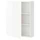 ENHET Wall cb w 2 shlvs/door, white/high-gloss white, 60x17x75 cm