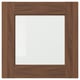 ENKÖPING Glass door, brown walnut effect, 40x40 cm