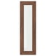 ENKÖPING Glass door, brown walnut effect, 30x100 cm
