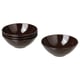 FÄRGKLAR Bowl, glossy brown, 16 cm
