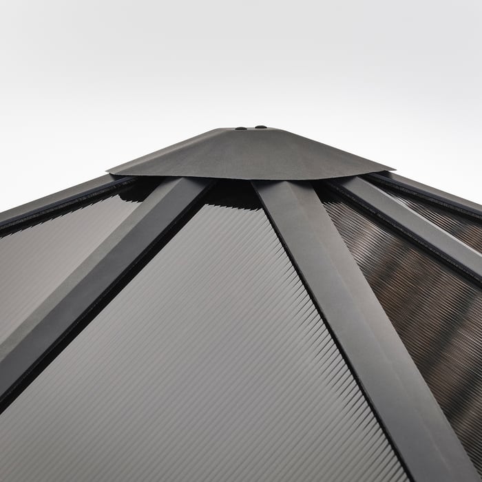 FÅGELÖN gazebo, black, 300x300 cm IKEA