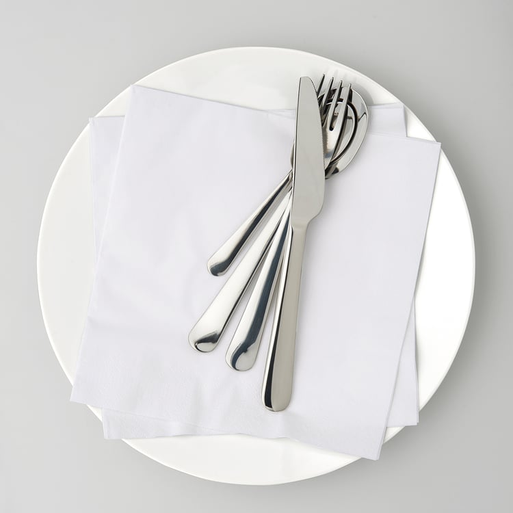 FANTASTISK paper napkin, white, 40x40 cm IKEA
