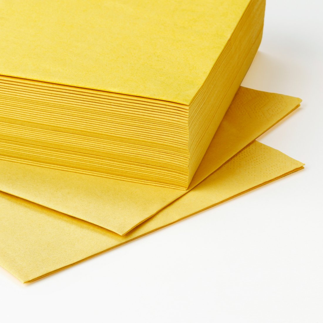 FANTASTISK yellow, Paper napkin IKEA