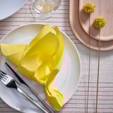 FANTASTISK Paper napkin, yellow, 40x40 cm