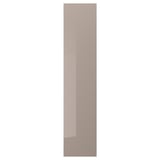 FARDAL Door, high-gloss dark beige, 50x229 cm