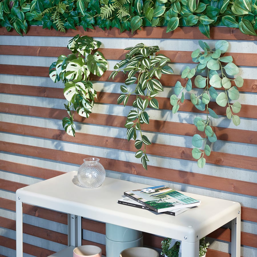 FEJKA artificial plant with wall holder, in/outdoor/green IKEA