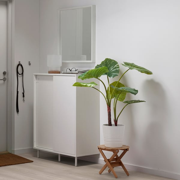 FEJKA Artificial potted plant, in/outdoor Alocasia, 19 cm