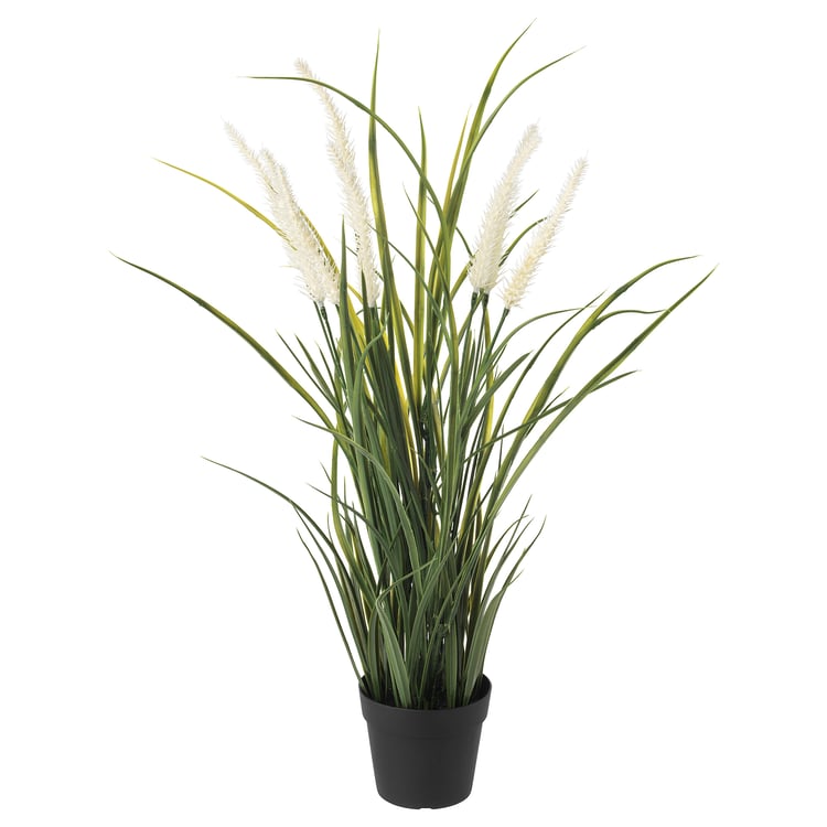 FEJKA artificial potted plant, in/outdoor decoration/grass, 9 cm IKEA