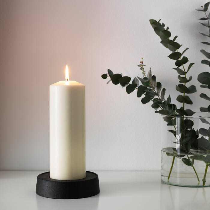 FENOMEN natural, Unscented block candle, 29 cm IKEA