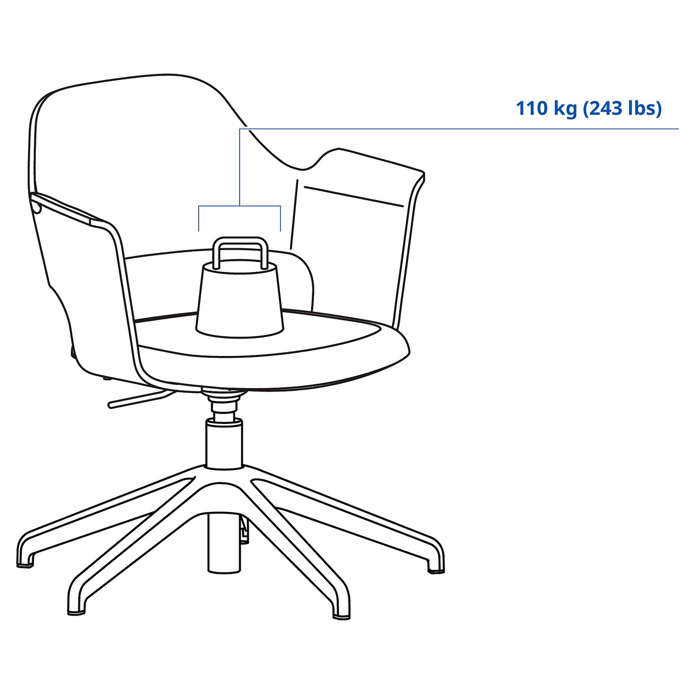 FJÄLLBERGET white stained oak veneer, Gunnared light beige beige