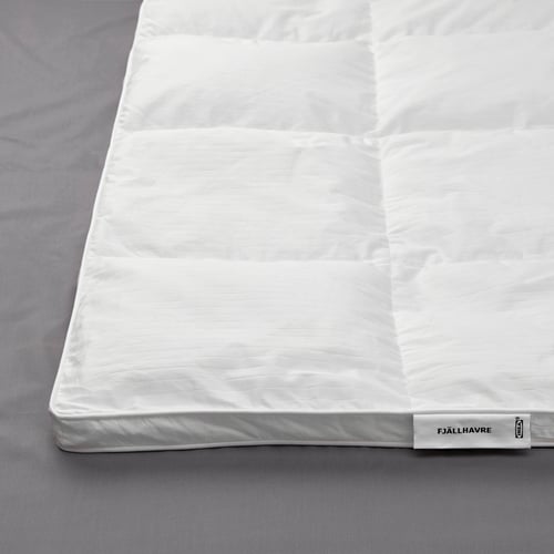 FJÄLLHAVRE Duck Feather & Down White Single Duvet, 7.5 Tog IKEA