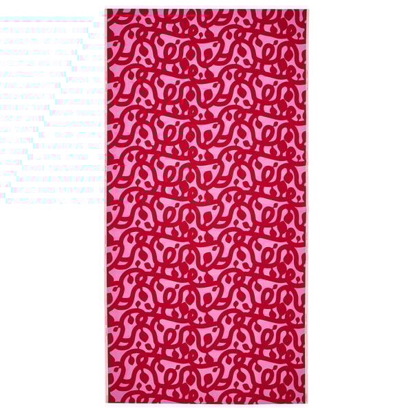 FLUGBLOMSTER Pre-cut fabric, pink, 150x300 cm