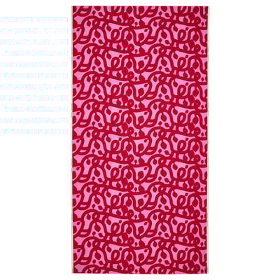 FLUGBLOMSTER Pre-cut fabric, pink, 150x300 cm