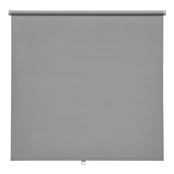 FÖNSTERBLAD Block-out roller blind, grey, 120x155 cm