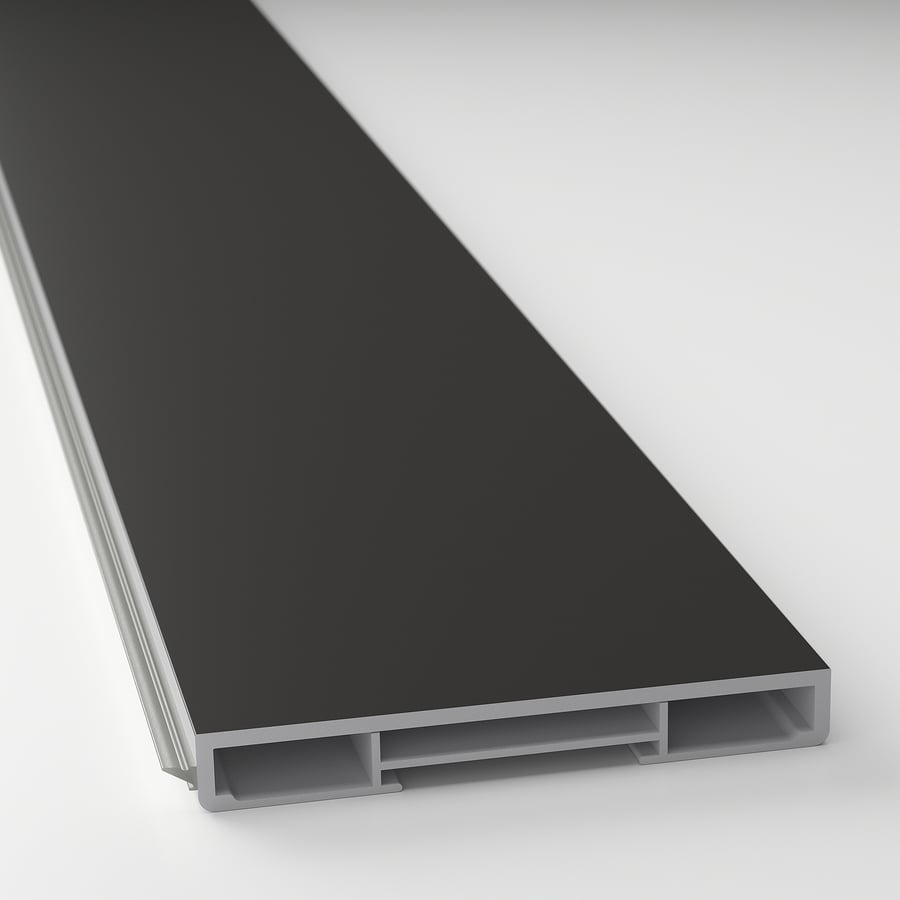 FÖRBÄTTRA plinth, matt anthracite, 220x8 cm IKEA