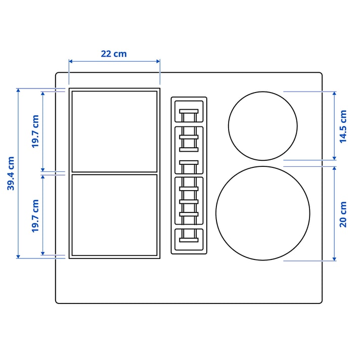 FÖRDELAKTIG induction hob with integrated extractor, black, 60 cm IKEA