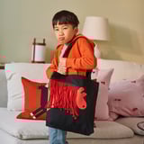 FÖSSTA Bag, horse/black red