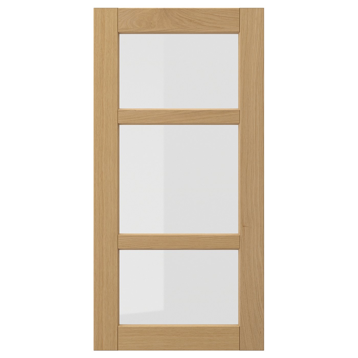 FORSBACKA Glass door - oak 40x80 cm