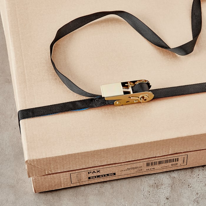 FRAKTA black, Loading strap with buckle IKEA