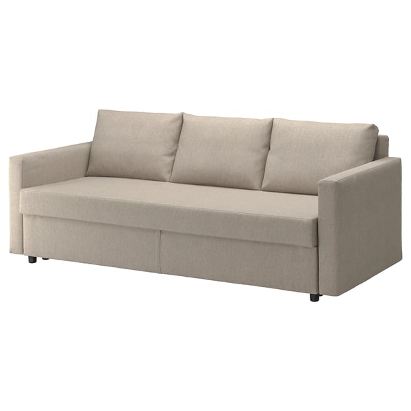 Friheten 3 Seat Sofa Bed Hyllie Beige Ikea