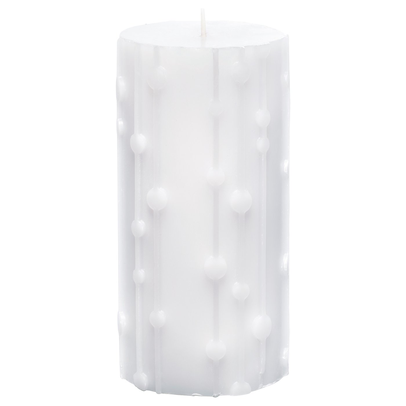 SINNESRO Block candle holder Dark grey 12 cm IKEA