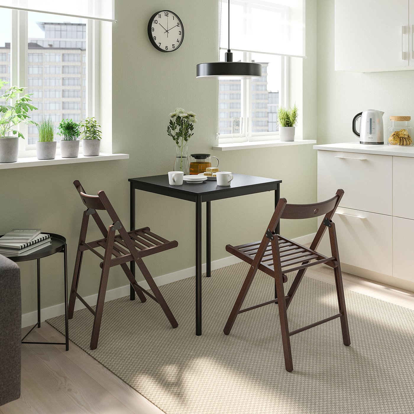 FRÖSVI folding chair, brown - IKEA UK