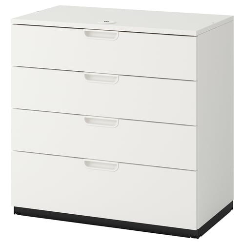 GALANT Drawer unit - white 80x80 cm