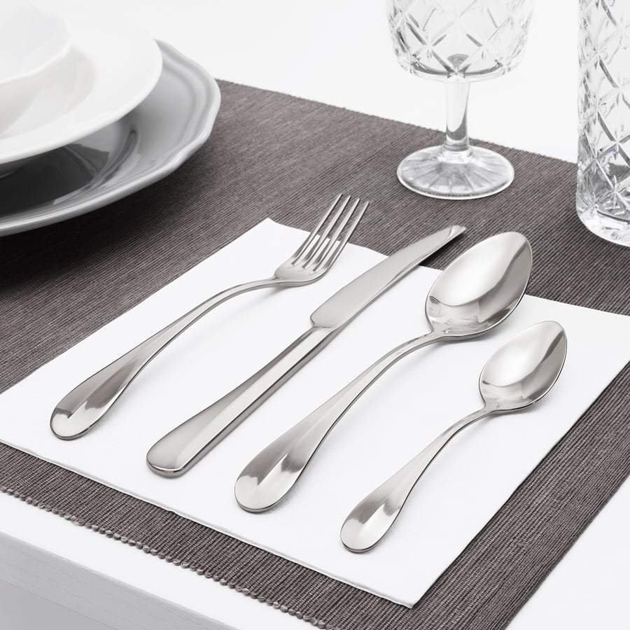GAMMAN 24piece cutlery set, stainless steel IKEA