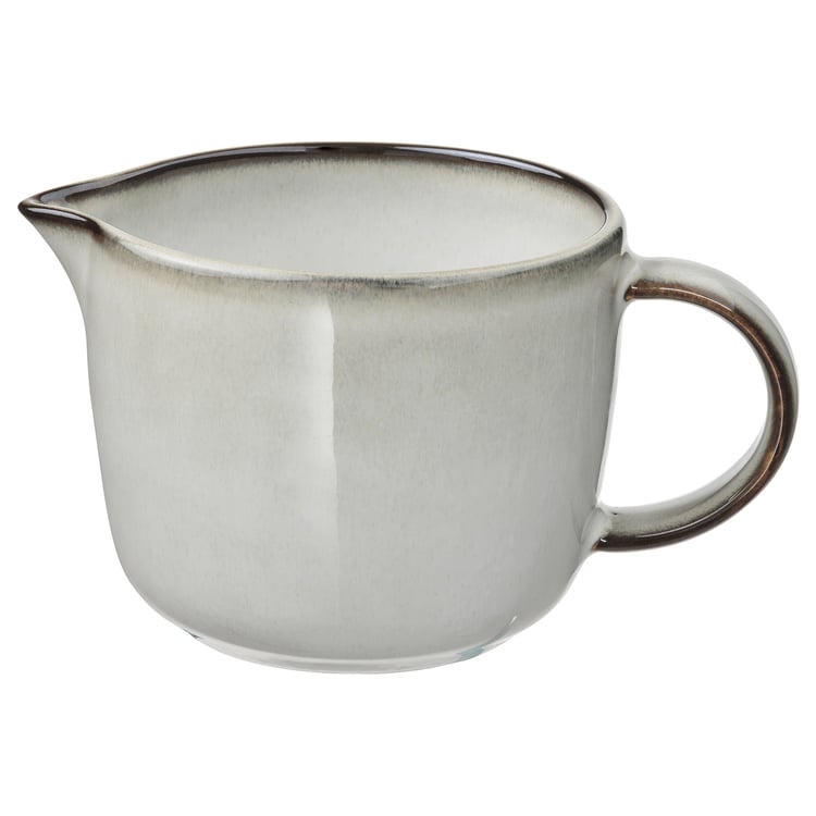 GLADELIG milk/cream jug, grey, 0.4 l IKEA