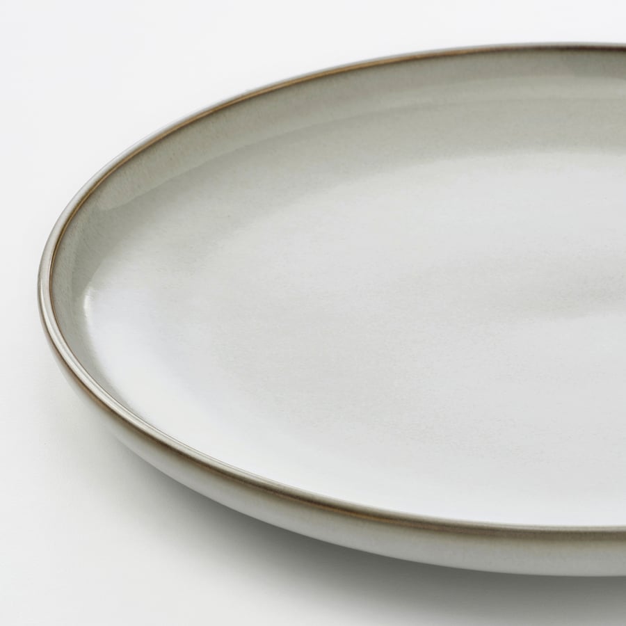 GLADELIG plate, grey, 25 cm IKEA