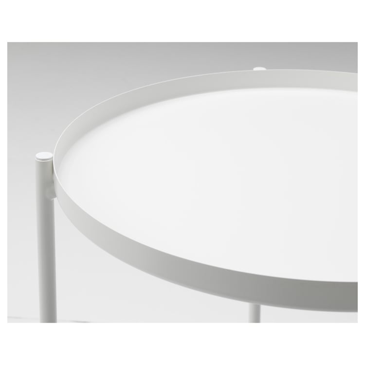 GLADOM white, Tray table, 45x53 cm IKEA