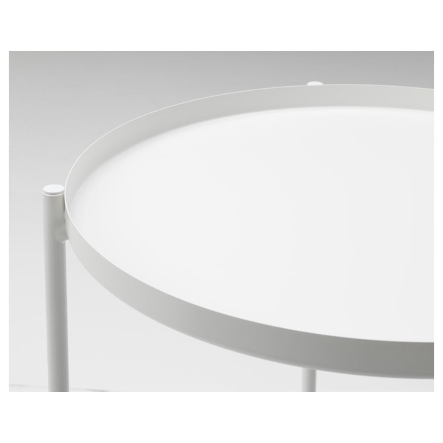GLADOM white, Tray table, 45x53 cm IKEA