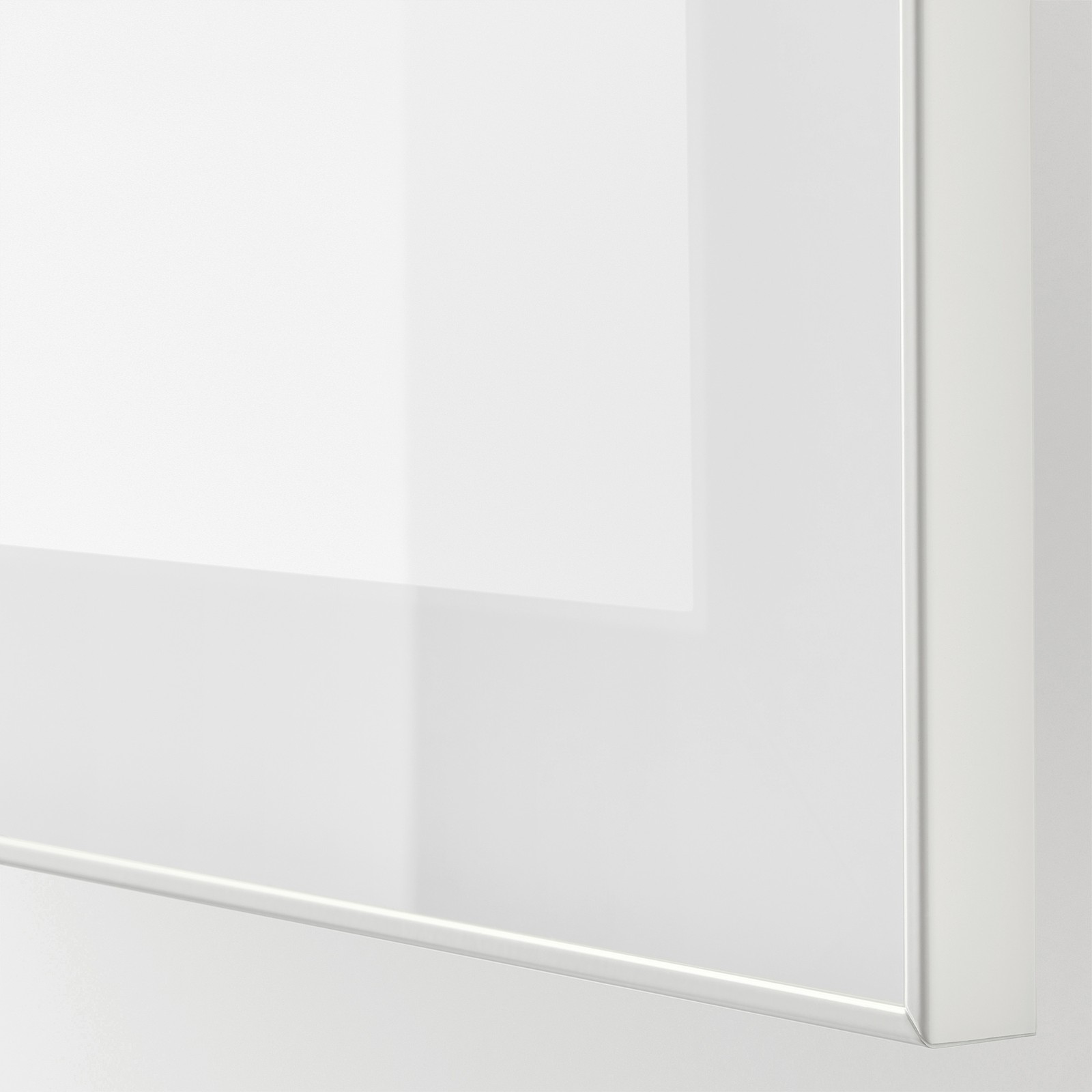 GLASSVIK white, frosted glass, Glass door, 60x64 cm IKEA
