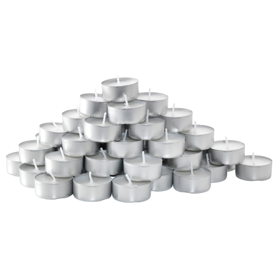 GLIMMA unscented tealight IKEA