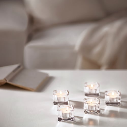 GLIMMA Unscented tealight IKEA