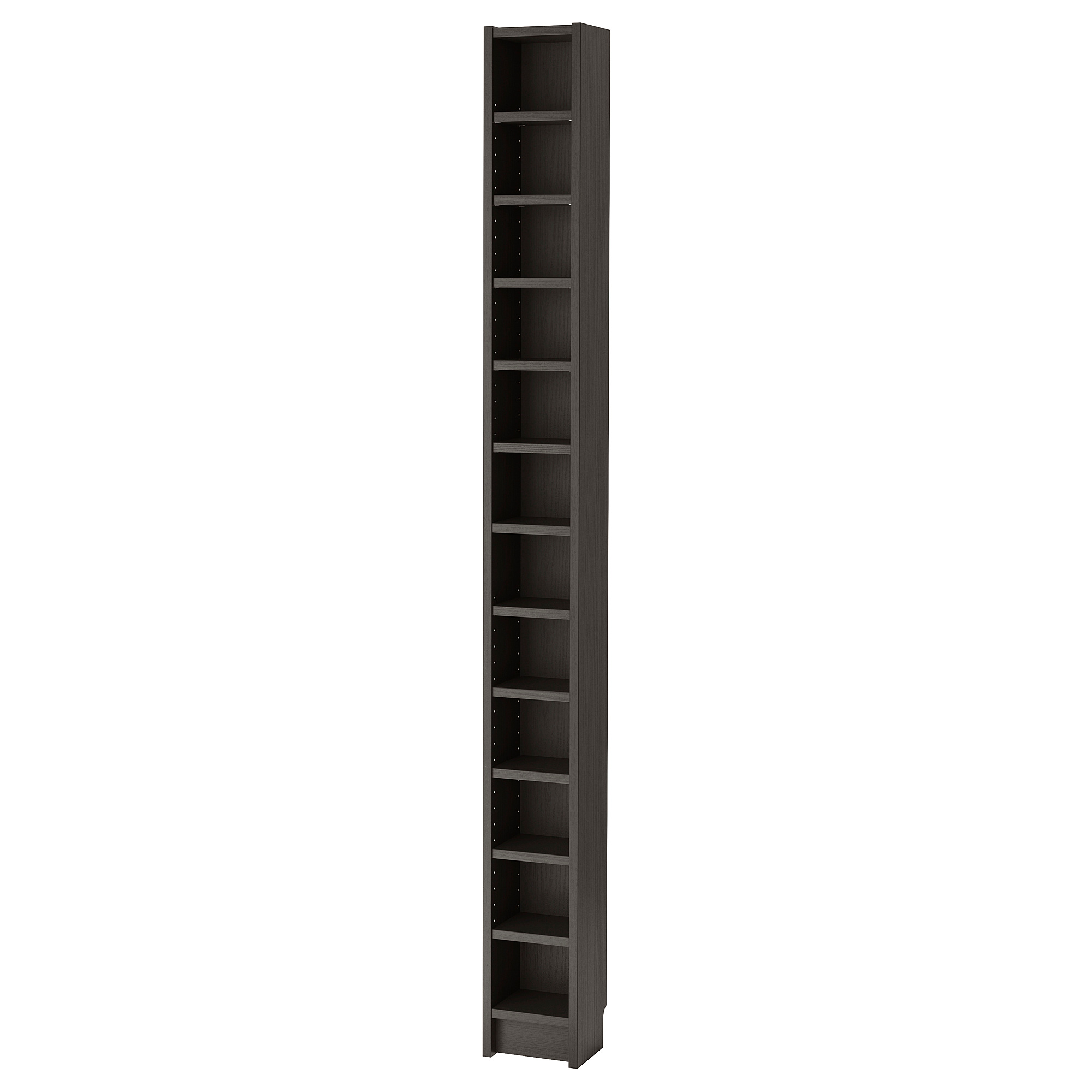 GNEDBY blackbrown, Shelving unit, 202 cm IKEA