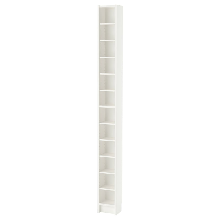 GNEDBY white, shelving unit, 202 cm IKEA