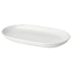 GODMIDDAG Serving plate, white, 32x18 cm