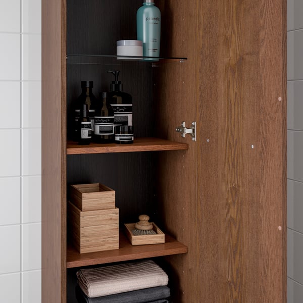 brown stained ash effect, High 40x32x192 cm IKEA